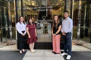 2025 Illinois Tech team in the McGill International Portfolio Challenge