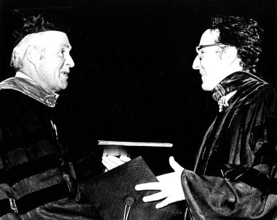 Bob and Mike at Kent Graduation 1978
