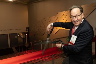 Mike Galvin at Armour Ribbon Cutting