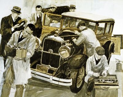 Motorola Car Radio Artist Rendition