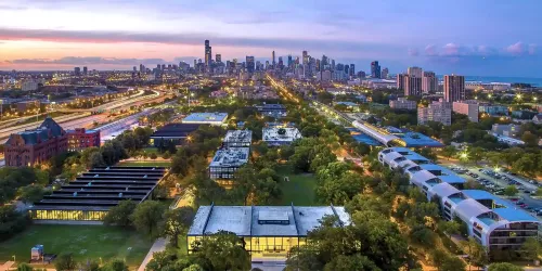 Mies Campus Aerial photo
